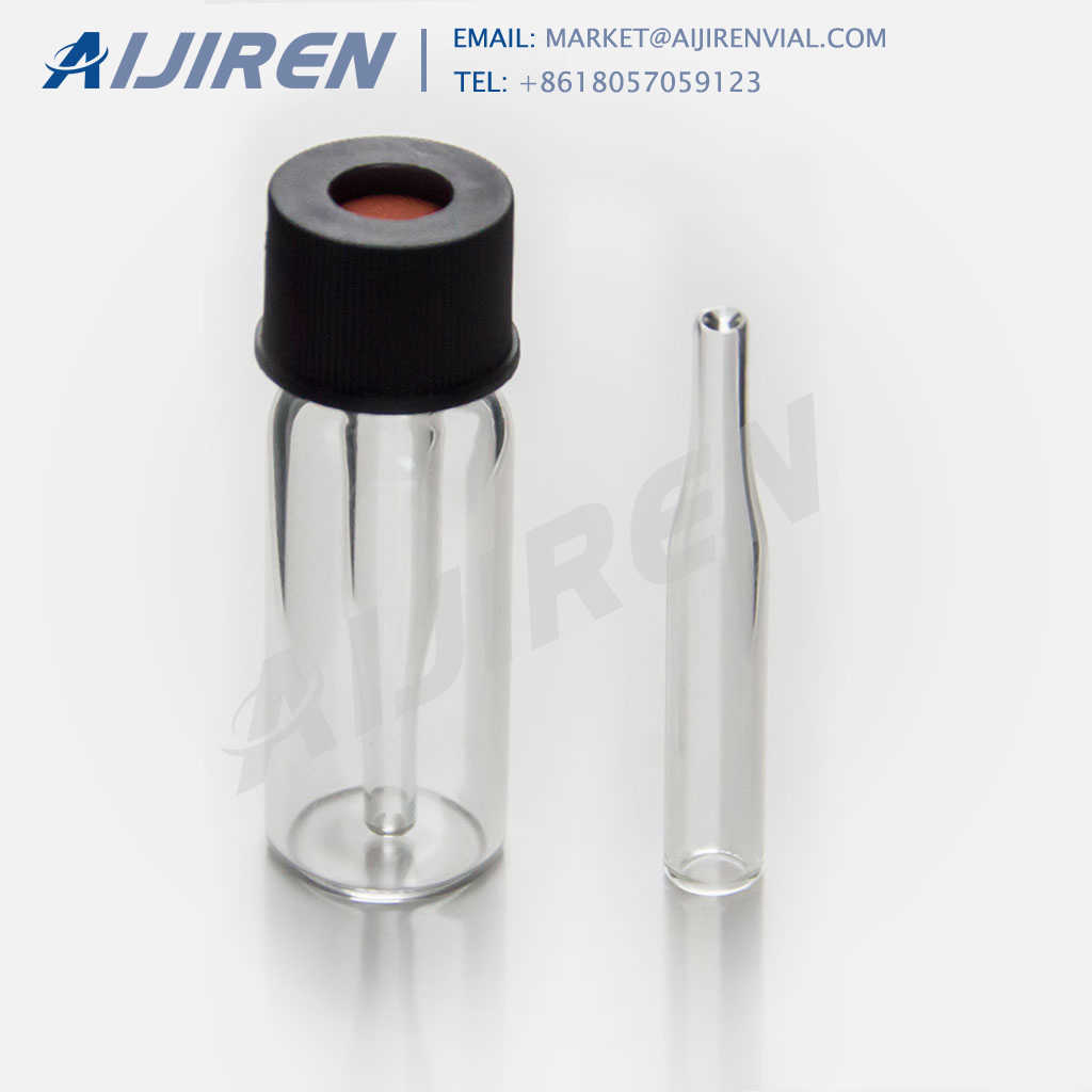 flat bottom autosampler vial inserts hplc    